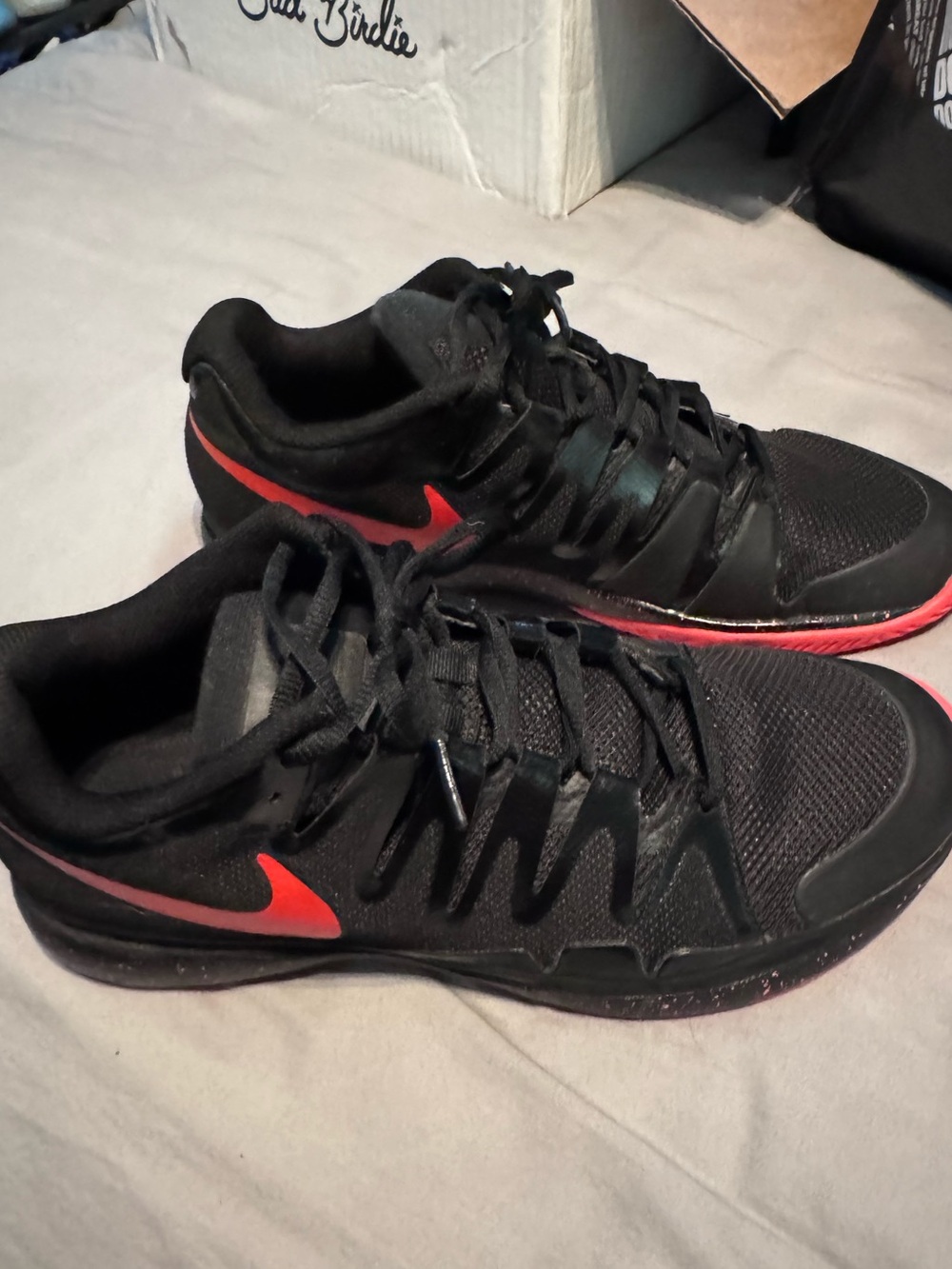 Nike Black & Red Training Sneakers